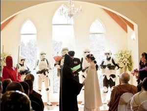 star wars wedding