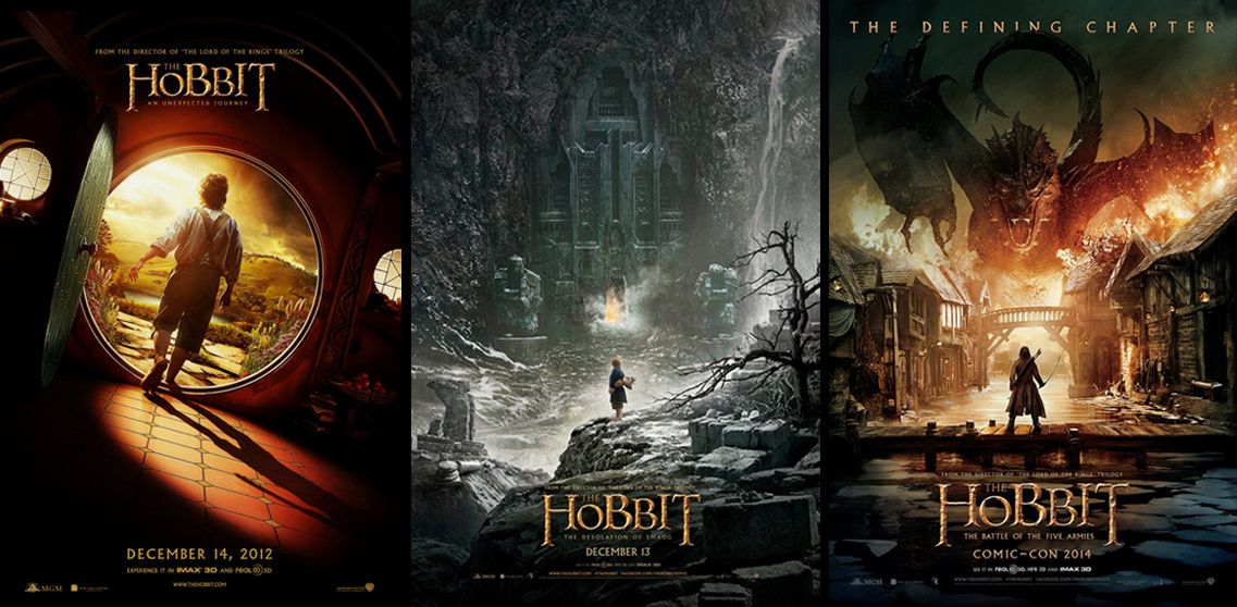 the-hobbit-trilogy-teaser-posters