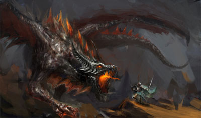 knight-fighting-dragon