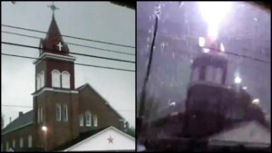 video-maine-church-struck-by-lightning
