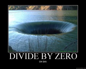 divided by zero