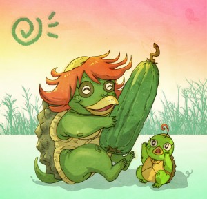 kappa_loves_cucumber_by_kimbot1984-d3mzsgd