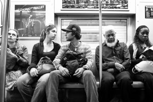 people on the subway