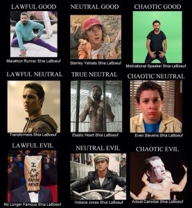 types-of-shia-labeouf